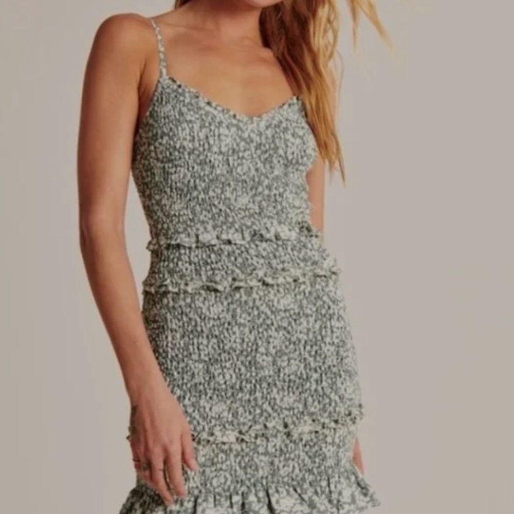 Abercrombie and fitch smoked mini dress